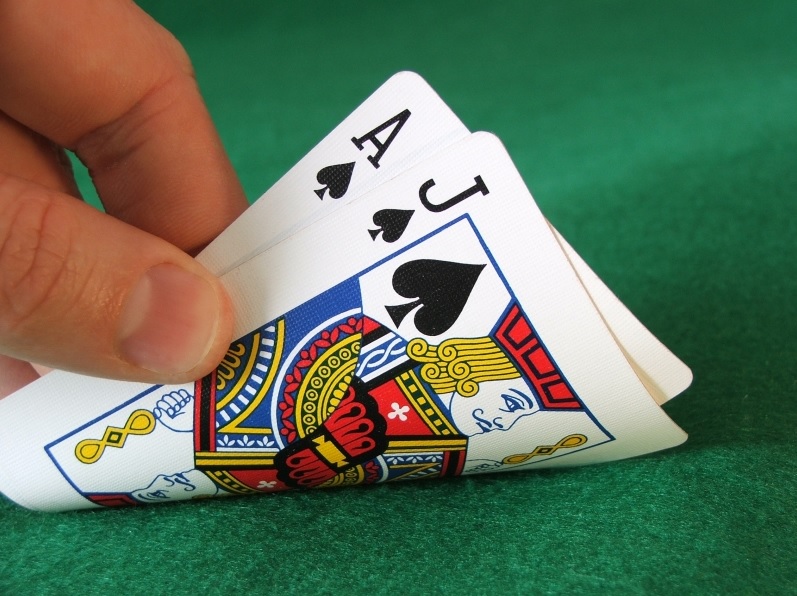 jeu cartes blackjack as valet pique